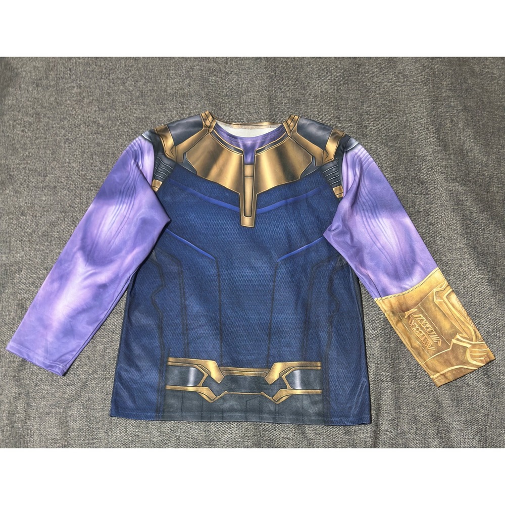 Unbranded Large Shirt Thanos Avengers Costume Graphic Long Sleeve Tee